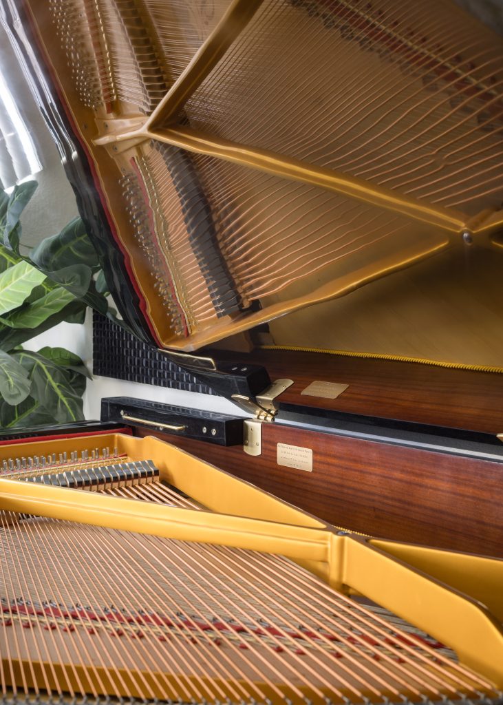 The custom Baldwin piano owned by Jerry Lee Lewis.
